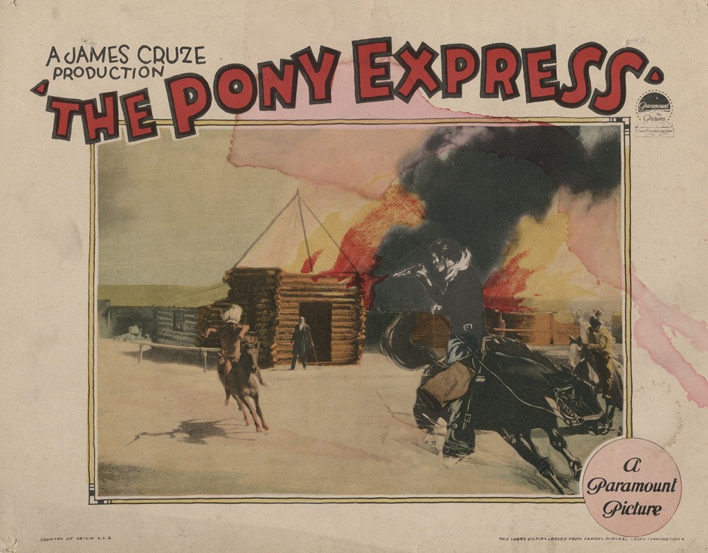 James Cruze - The Pony Express