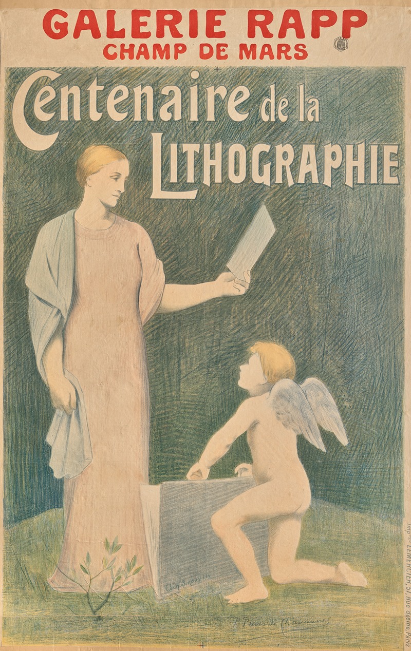 Pierre Puvis de Chavannes - Centennial of Lithography