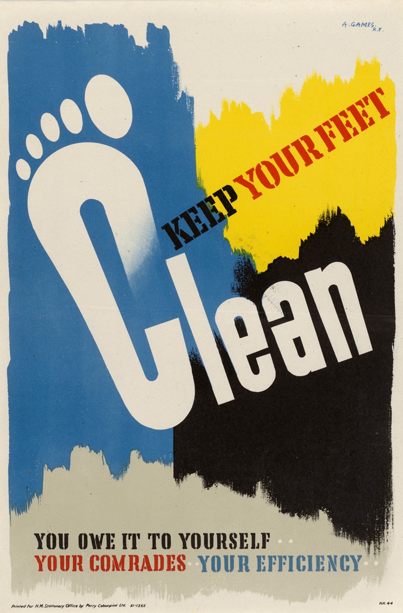Abram Games - Keep Your Feet Clean