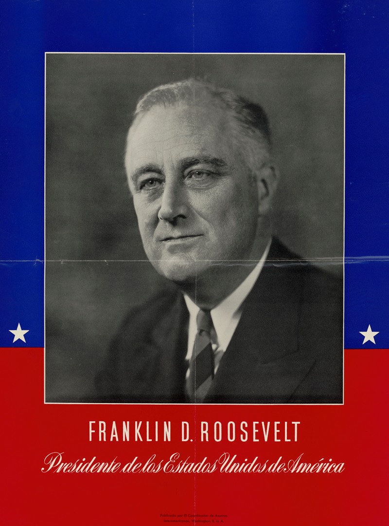 Anonymous - Franklin D. Roosevelt Presidente de los Estados Unidos de America