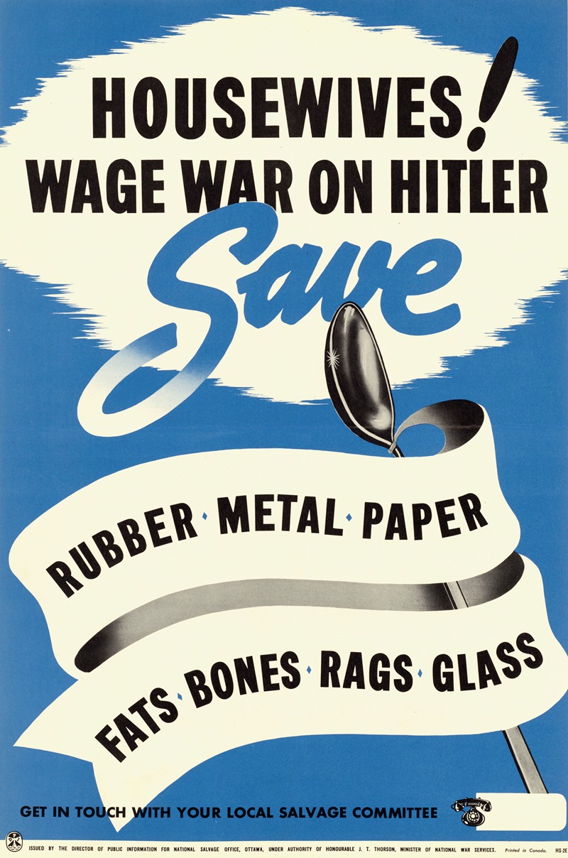 Anonymous - Housewives! Wage War on Hitler – Save
