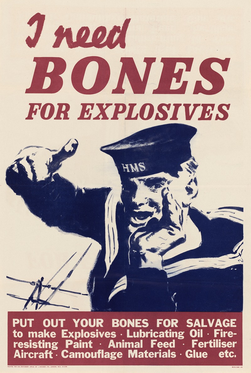 Anonymous - I Need Bones for Explosives