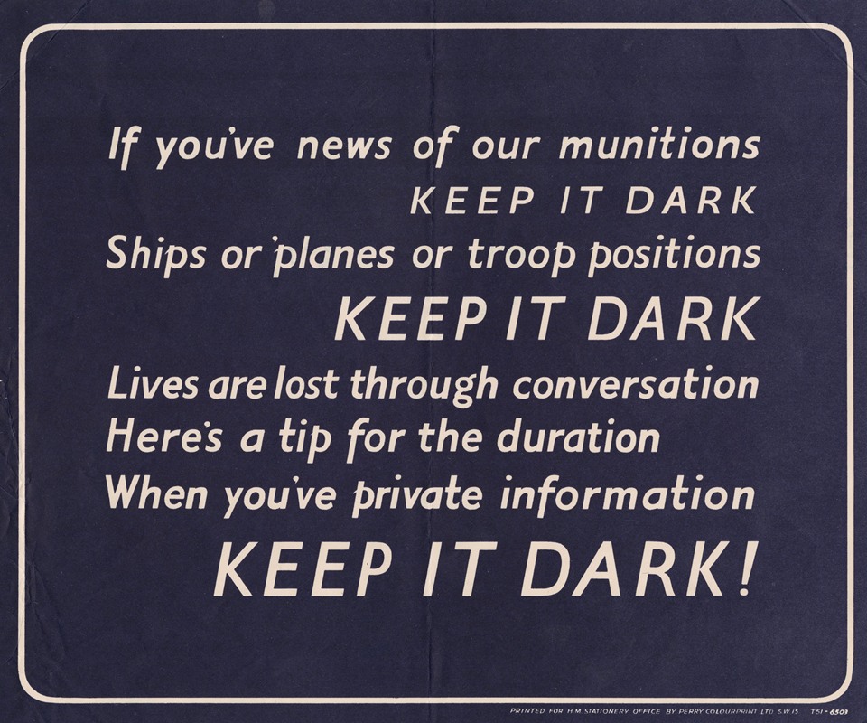 Anonymous - Keep it Dark!