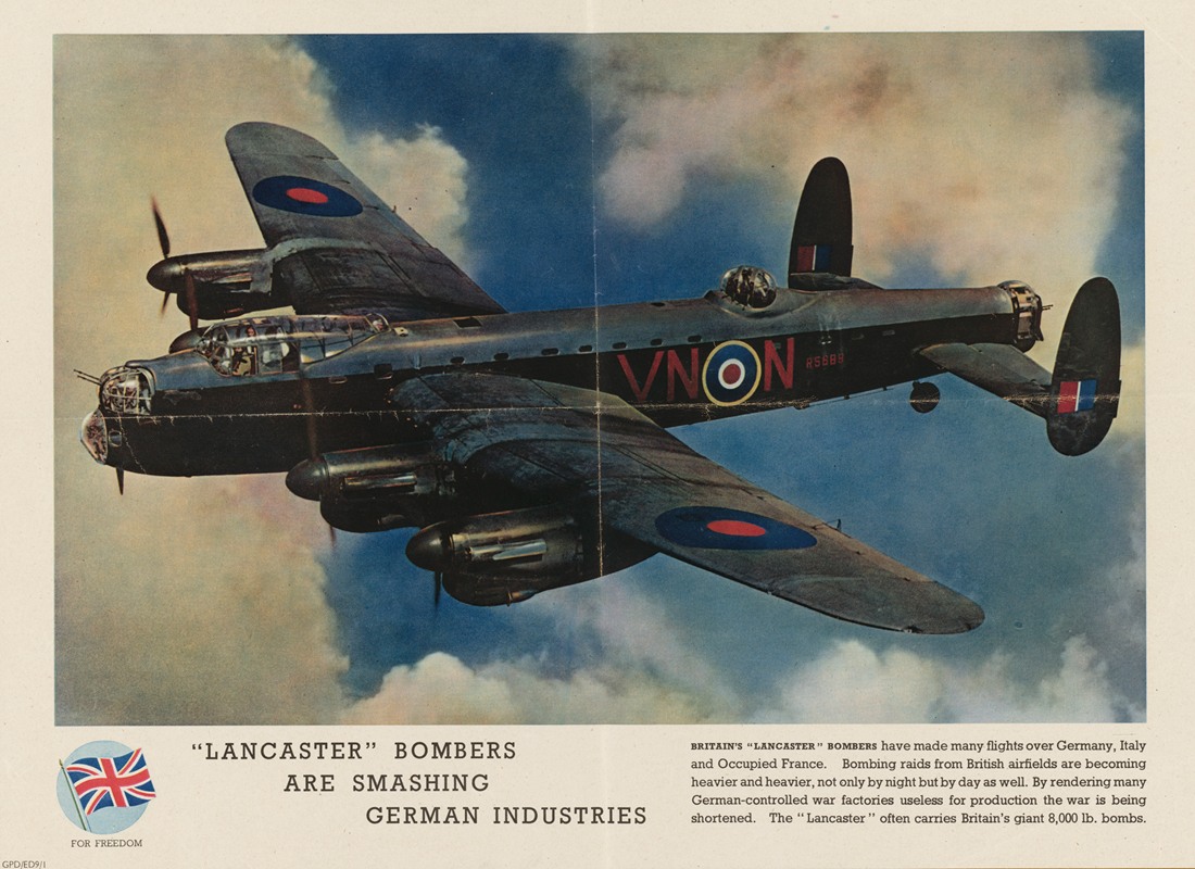 Anonymous - ‘Lancaster’ Bombers are Smashing German Industries