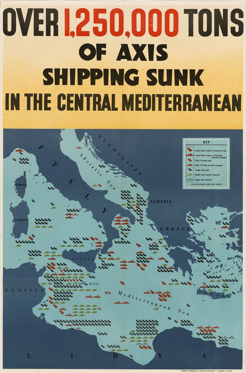 Anonymous - Over 1,250,000 Tons of Axis Shipping Sunk in the Central Mediterranean