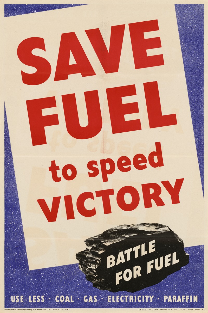 Anonymous - Save Fuel to Speed Victory