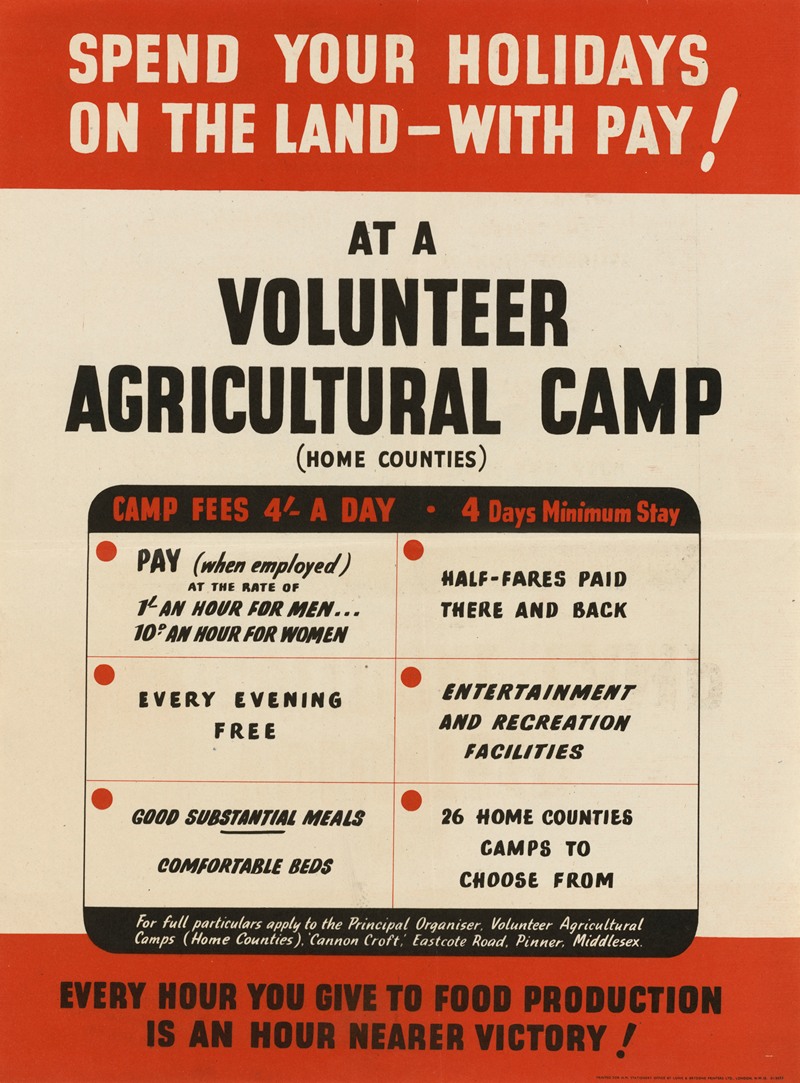 Anonymous - Spend Your Holidays on the Land – With Pay! At a Volunteer Agricultural Camp