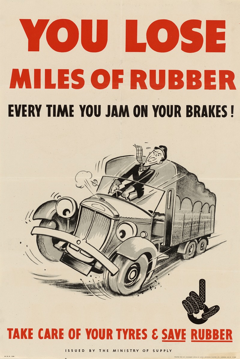 Anonymous - You Lose Miles of Rubber Every Time You Jam on Your Brakes!