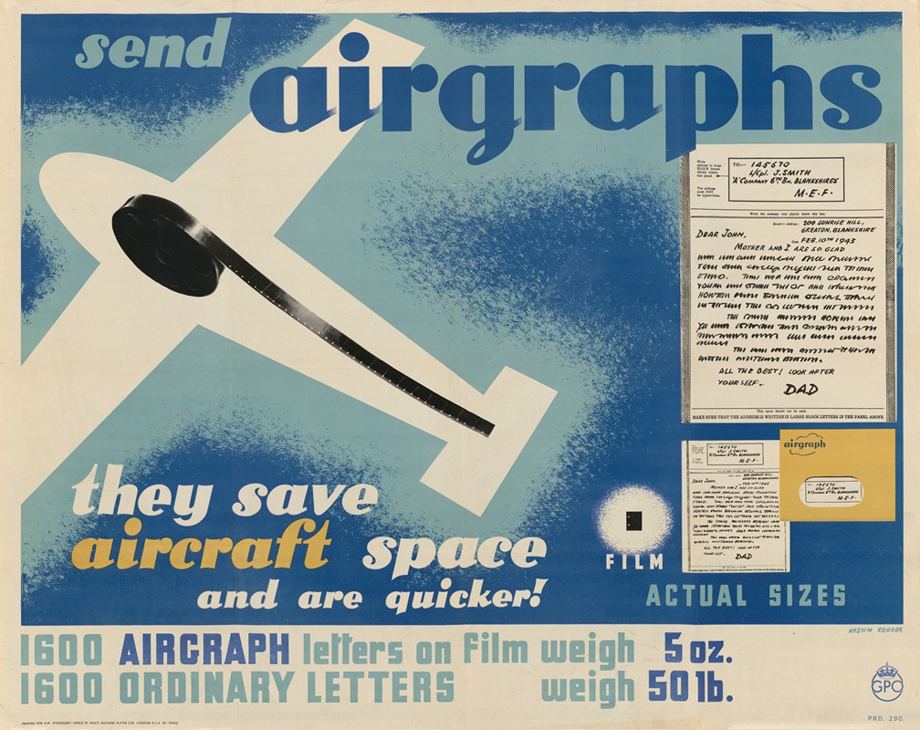 Austin Cooper - Send Airgraphs – They Save Aircraft Space and are Quicker!