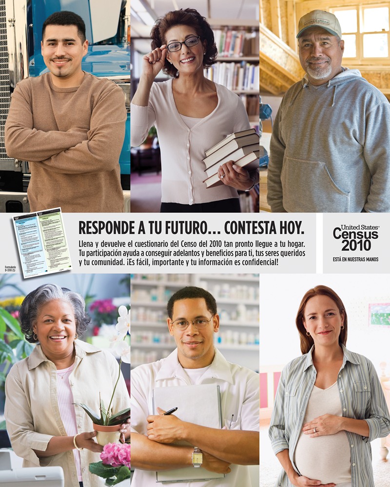 Bureau of the Census - Latino Action Poster