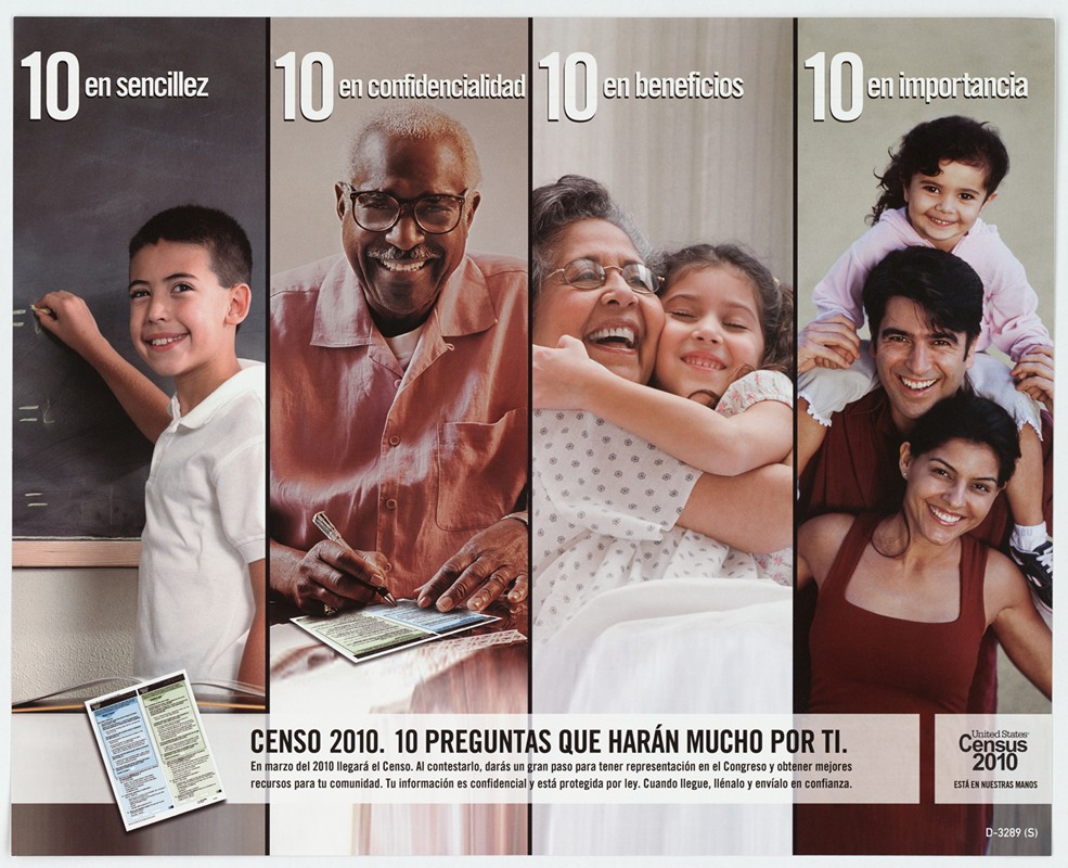 Bureau of the Census - Latino Awareness Poster