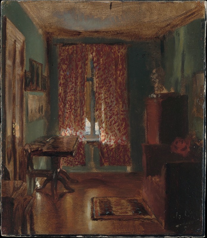 Adolph von Menzel - The Artist’s Sitting Room in Ritterstrasse