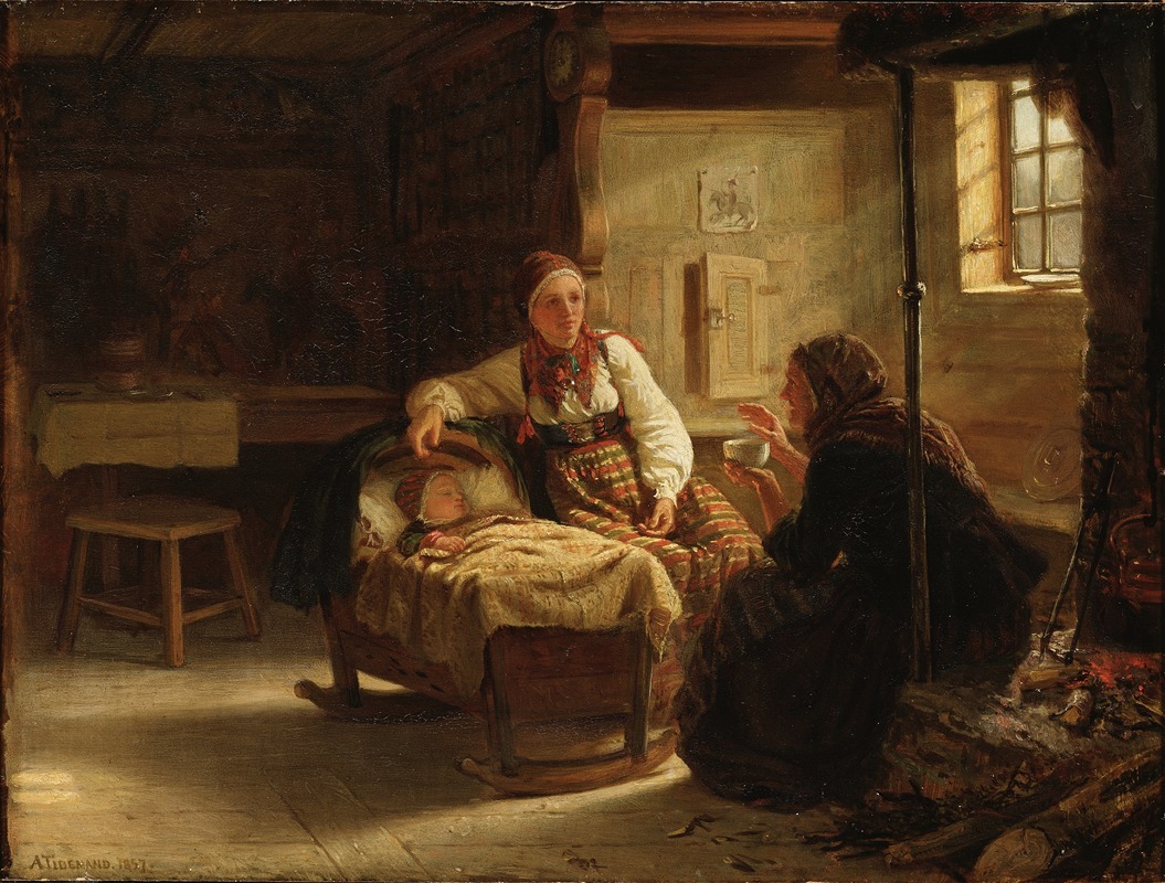 Adolph Tidemand - The Fortune-teller