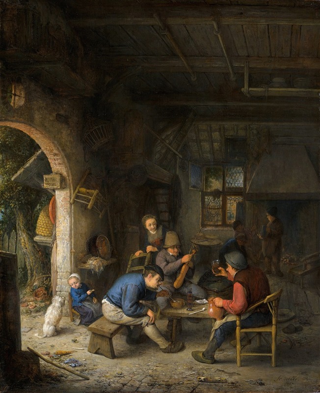 Adriaen van Ostade - Peasants at an Inn