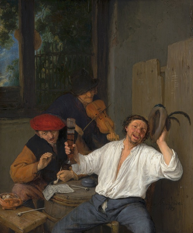 Adriaen van Ostade - The Merry Drinkers