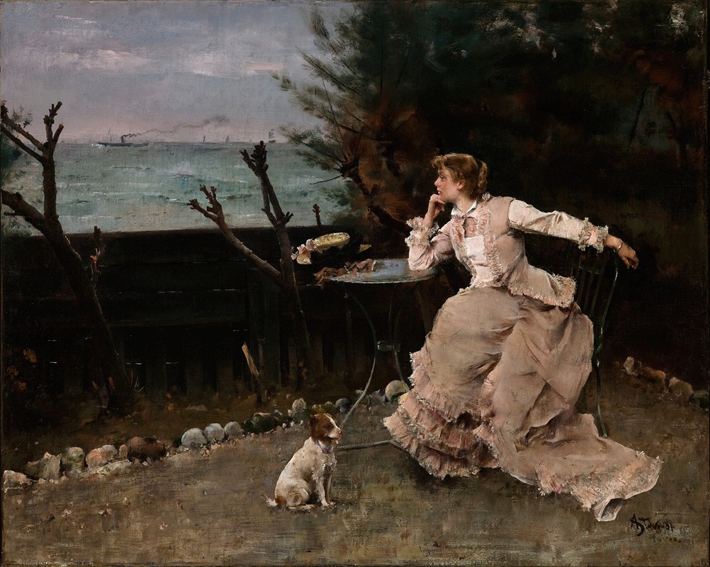 Alfred Stevens - In Deep Thought