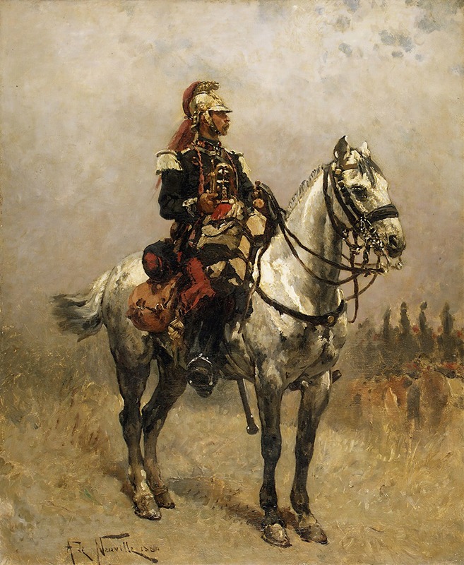 Alphonse Marie De Neuville - A Cavalryman