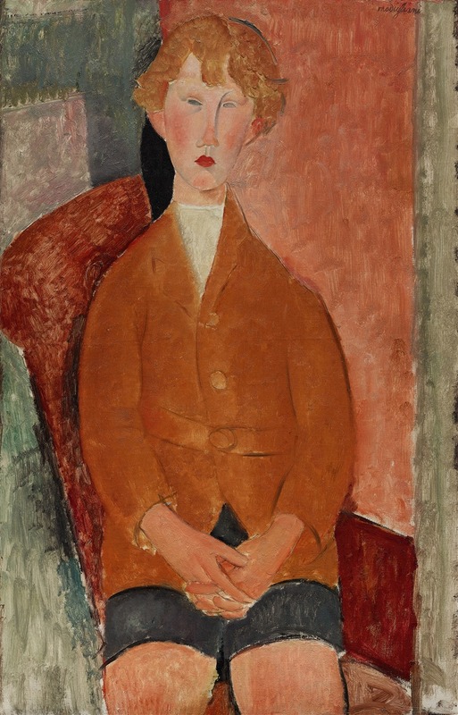Amedeo Modigliani - Boy in Short Pants