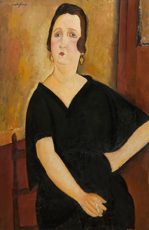 Amedeo Modigliani - Madame Amédée (Woman with Cigarette)