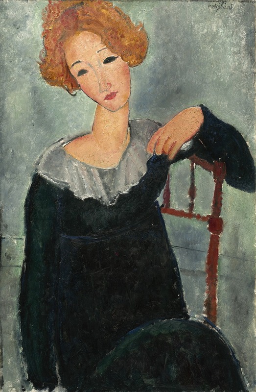 Amedeo Modigliani - Woman with Red Hair