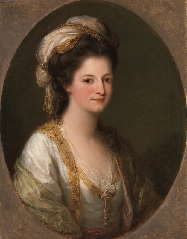 Angelica Kauffmann - Portrait of a woman, traditionally identified as Lady Hervey