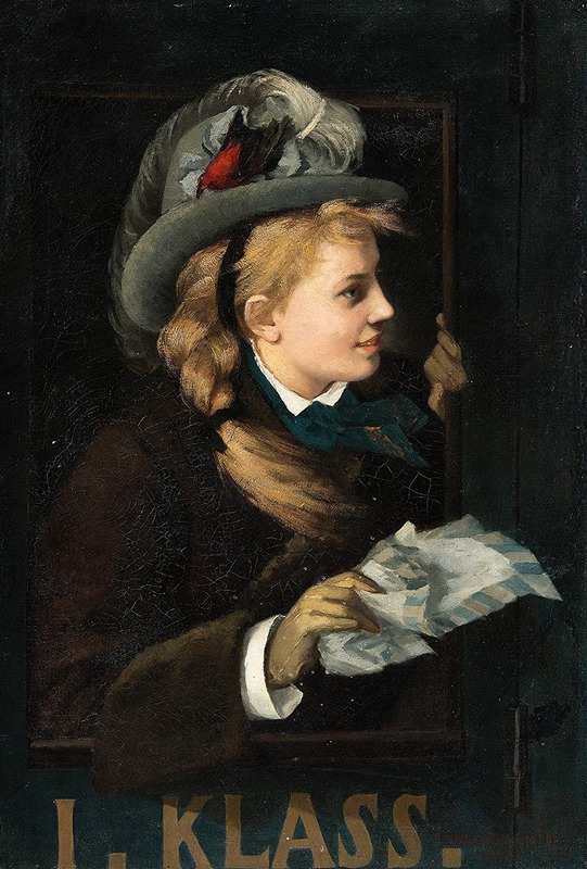 Anna Nordgren - Lady in a Train Window