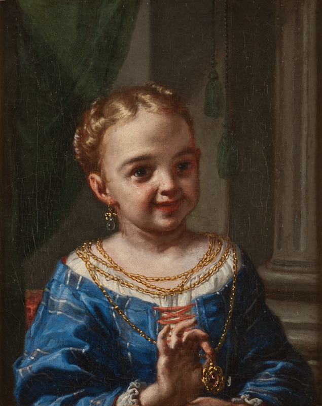 Antonio Mercurio Amorosi - Girl with a Piece of Jewellery