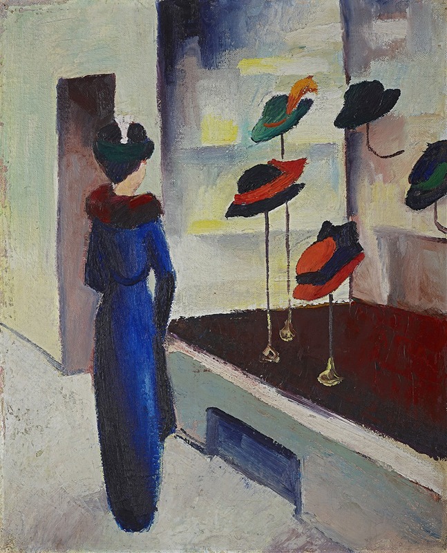 August Macke - Hat shop