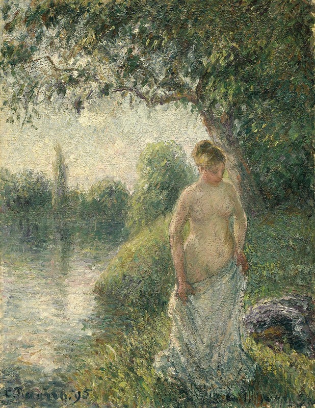 Camille Pissarro - The Bather