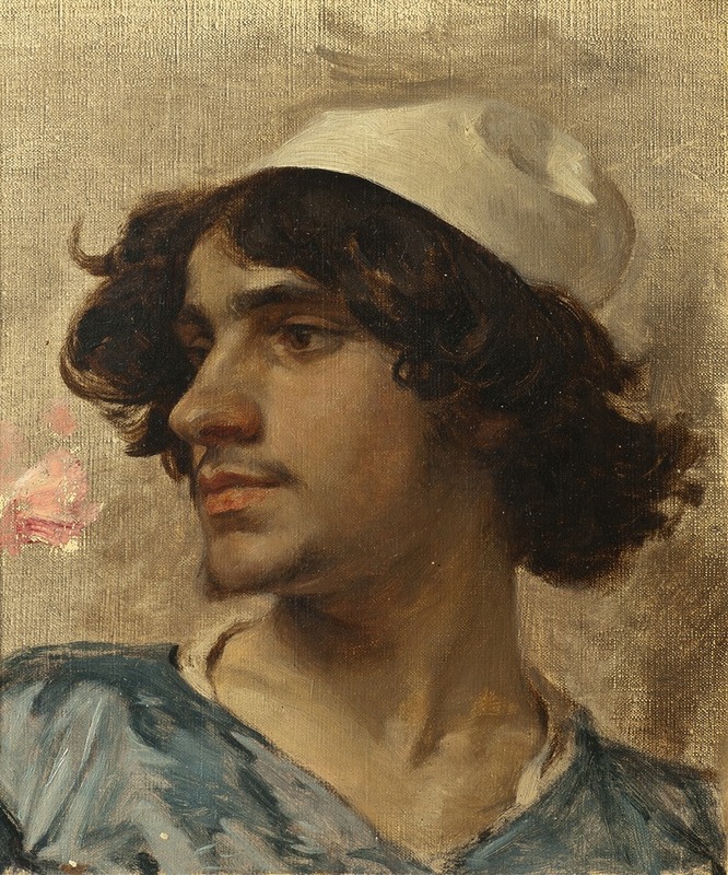 Charles Bargue - Head of Young man