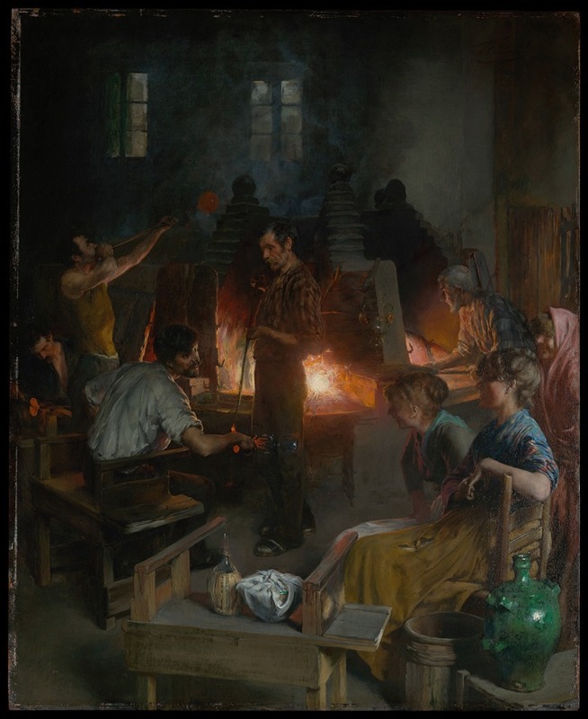 Charles Frederick Ulrich - Glass Blowers of Murano
