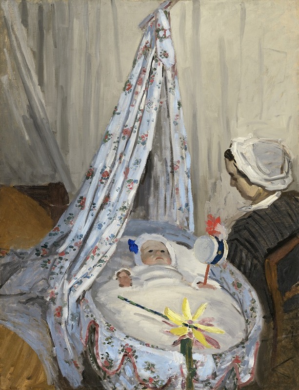 Claude Monet - The Cradle – Camille with the Artist’s Son Jean