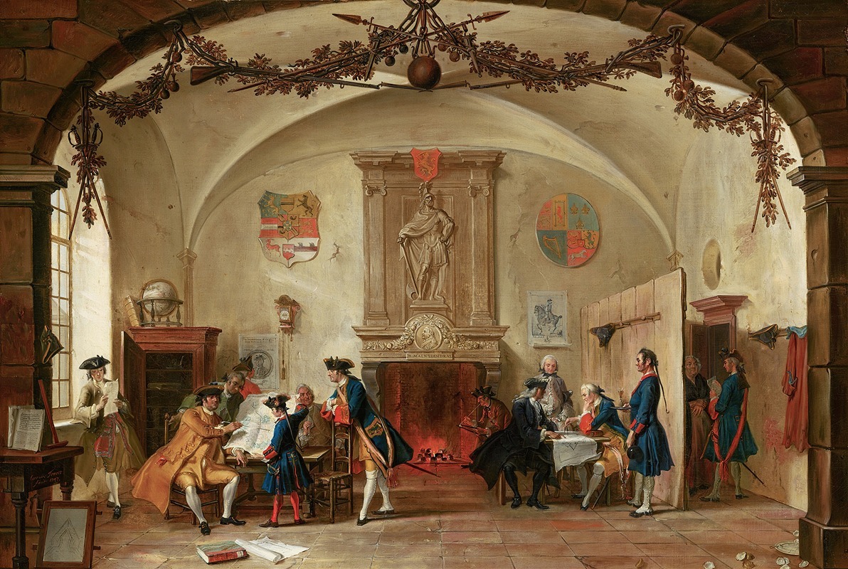 Cornelis Troost - Guardroom Scene