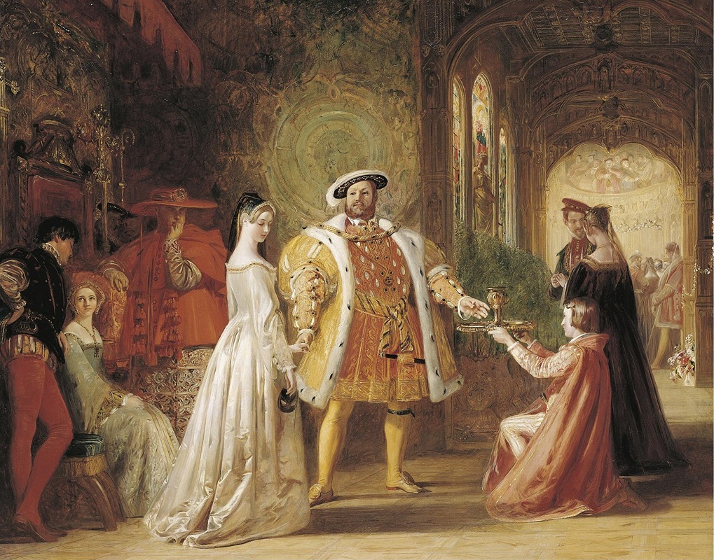 Daniel Maclise - Henry VIII’s first interview with Anne Boleyn