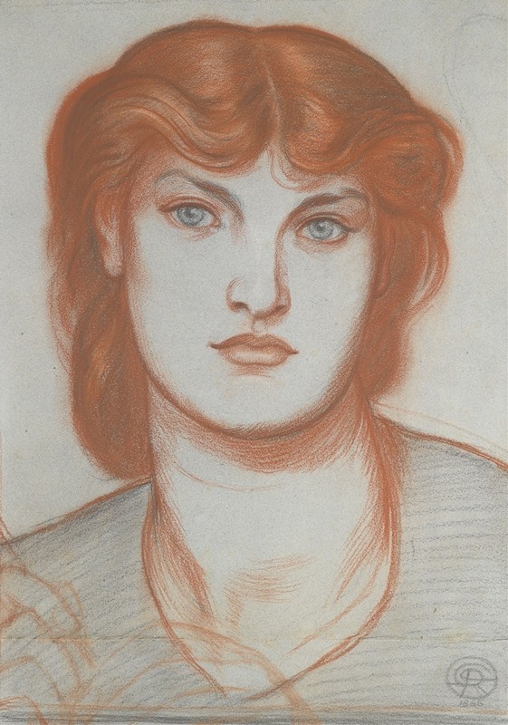 Dante Gabriel Rossetti - Study Of Alexa Wilding For Regina Cordium