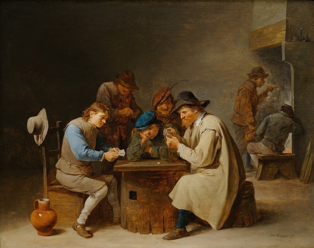 David Teniers The Younger - The Card Players