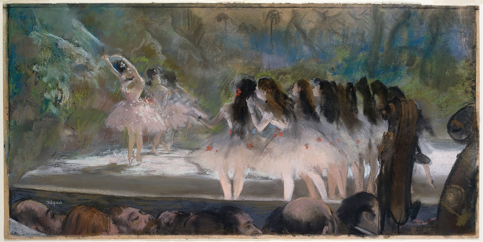 Edgar Degas - Ballet at the Paris Opéra