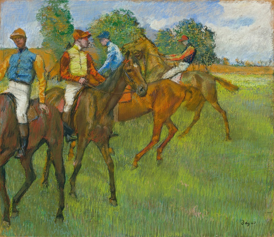 Edgar Degas - Before the Race