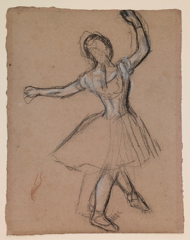 Edgar Degas - Dancer on Stage and in Motion