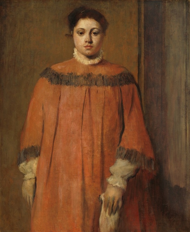 Edgar Degas - Girl in Red