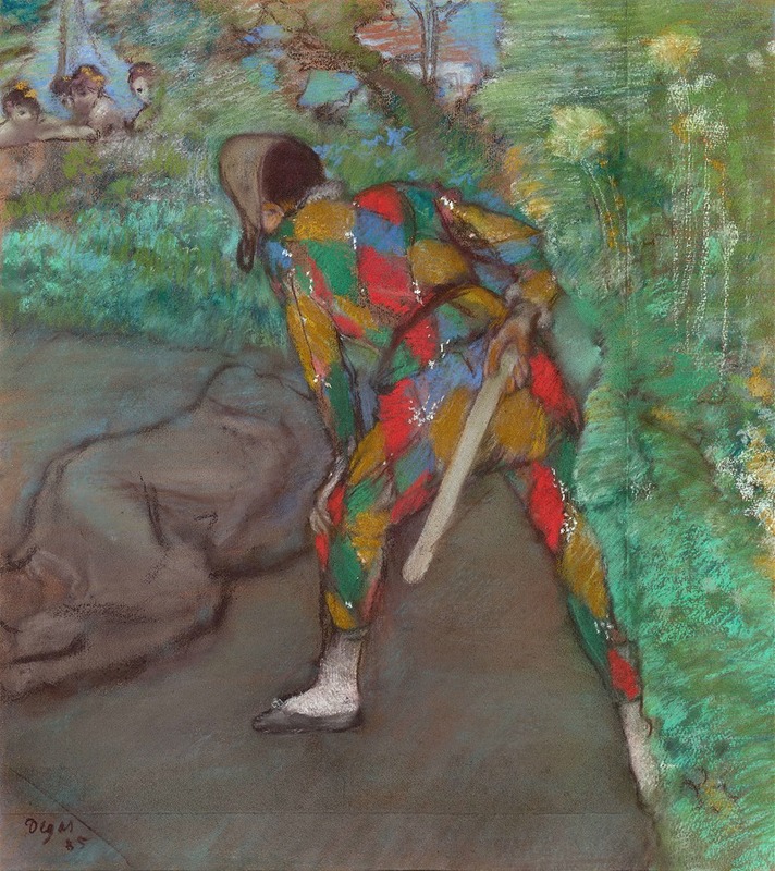 Edgar Degas - Harlequin
