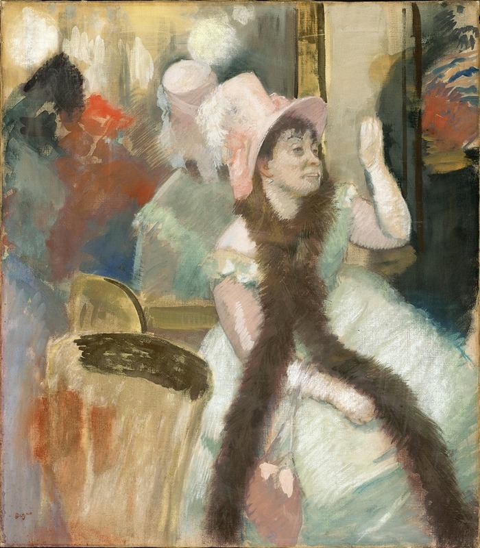 Edgar Degas - Portrait after a Costume Ball (Portrait of Madame Dietz-Monnin)