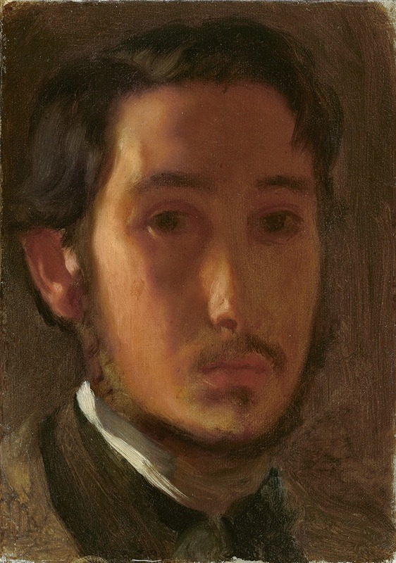 Edgar Degas - Self-Portrait with White Collar