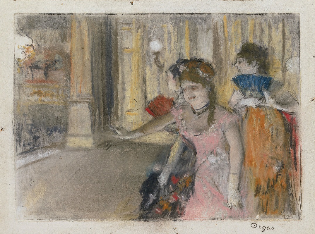 Edgar Degas - Singers on the Stage