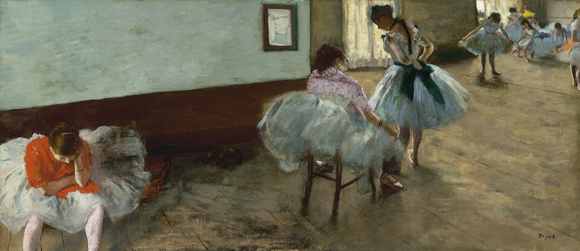 Edgar Degas - The Dance Lesson