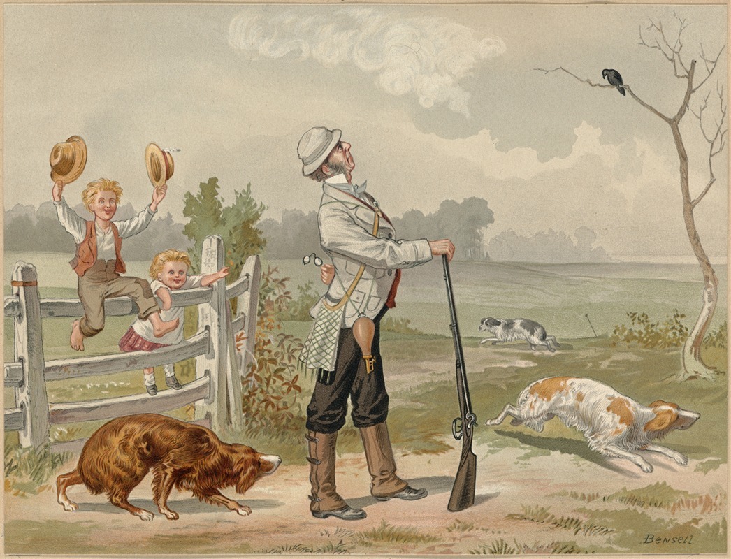 Edmund Birckhead Bensell - Hunting scene