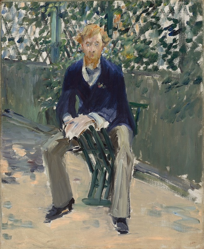 Édouard Manet - George Moore in the Artist’s Garden