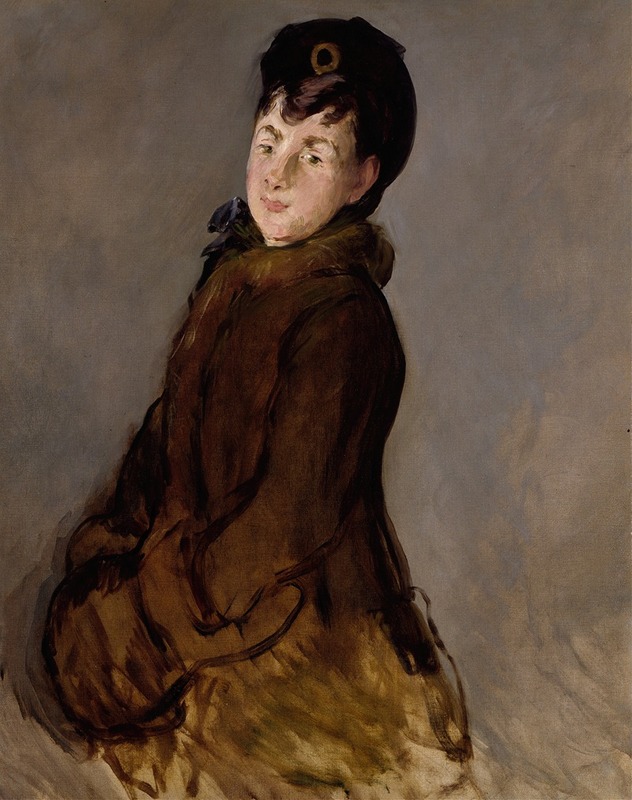 Édouard Manet - Portrait of Isabelle Lemonnier with a Muff