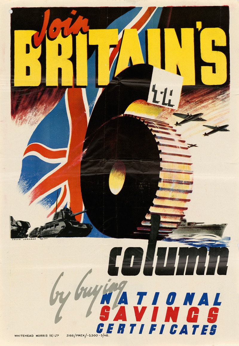 Edgar Longman - Join Britain’s Column by Buying National Savings Certificates