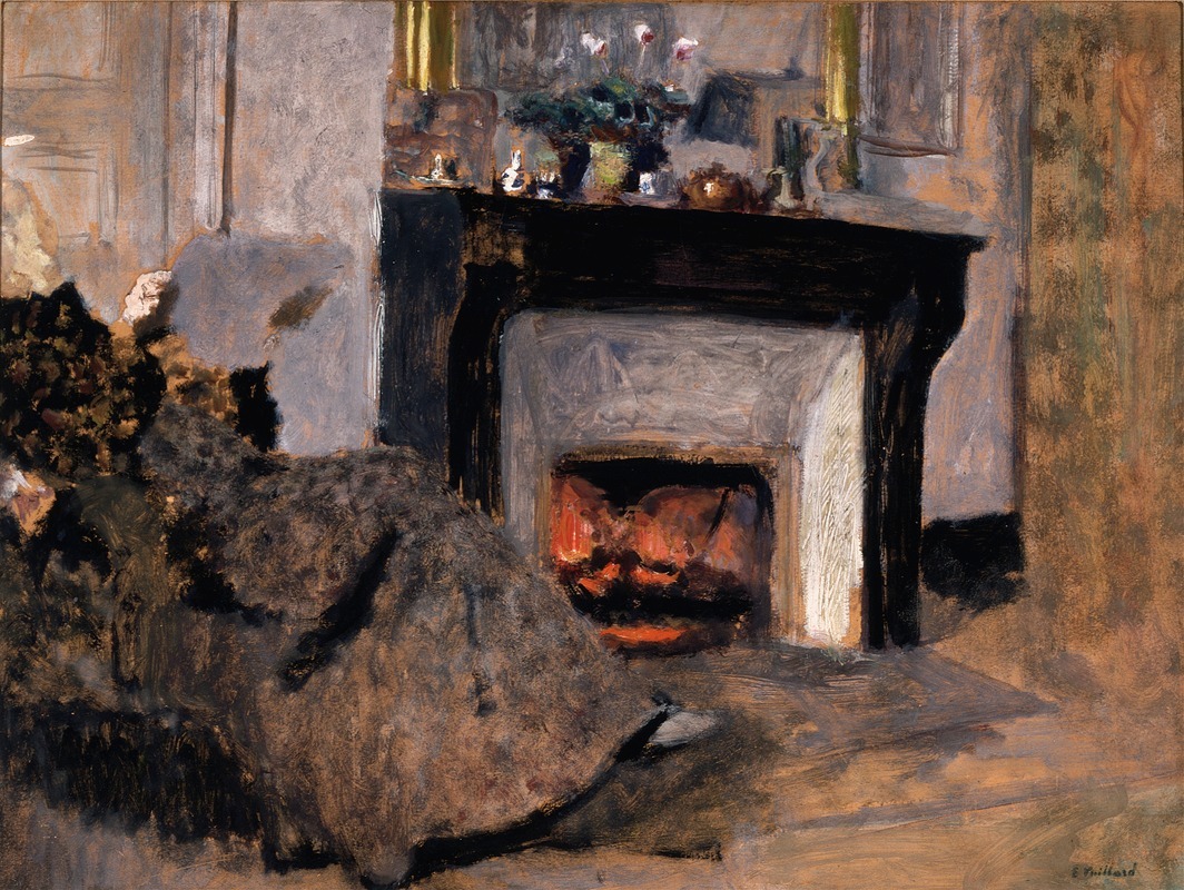 Édouard Vuillard - The Fireplace